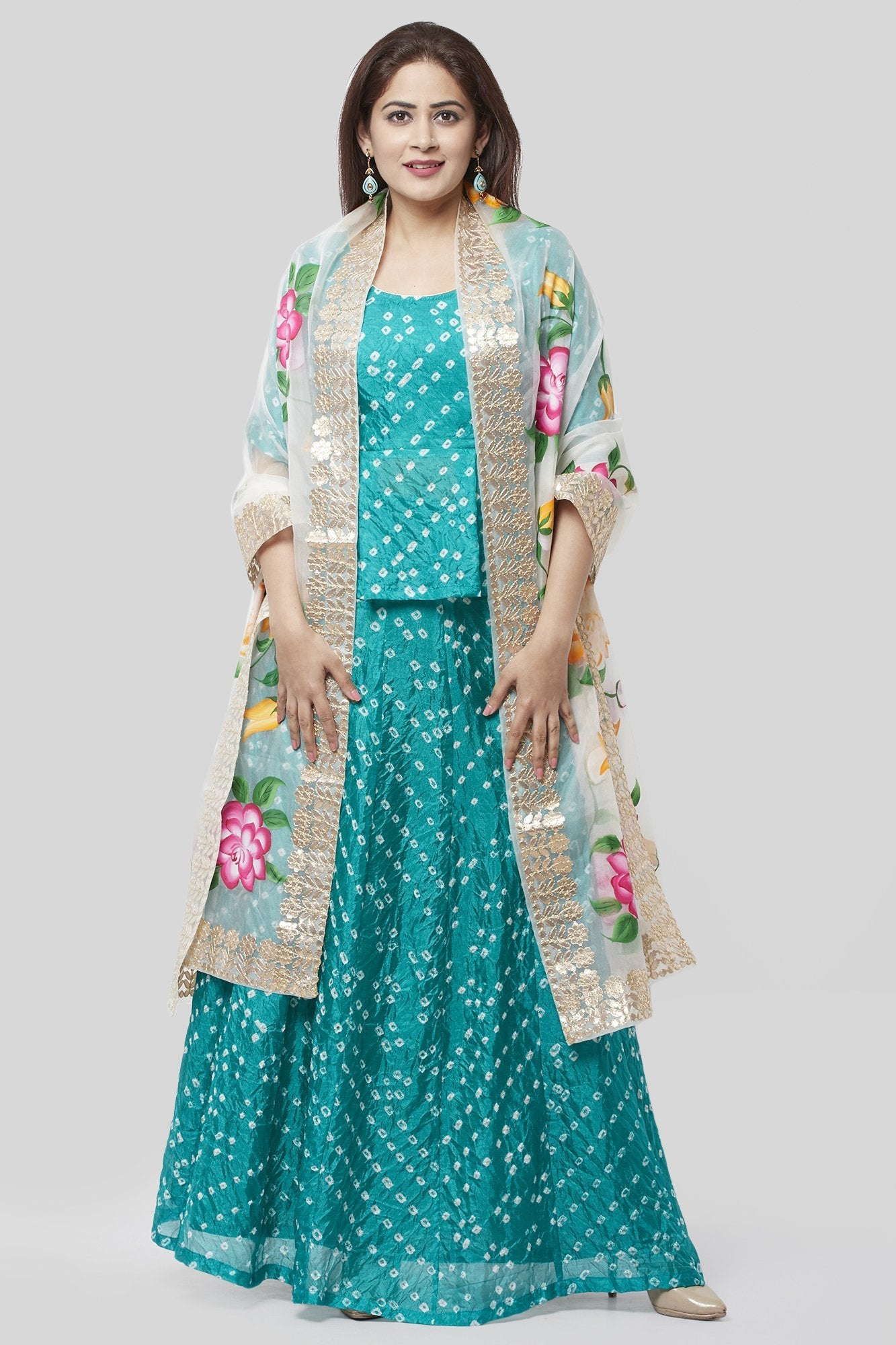 Ummah collection ruffle designer printed lehenga choli cheap
