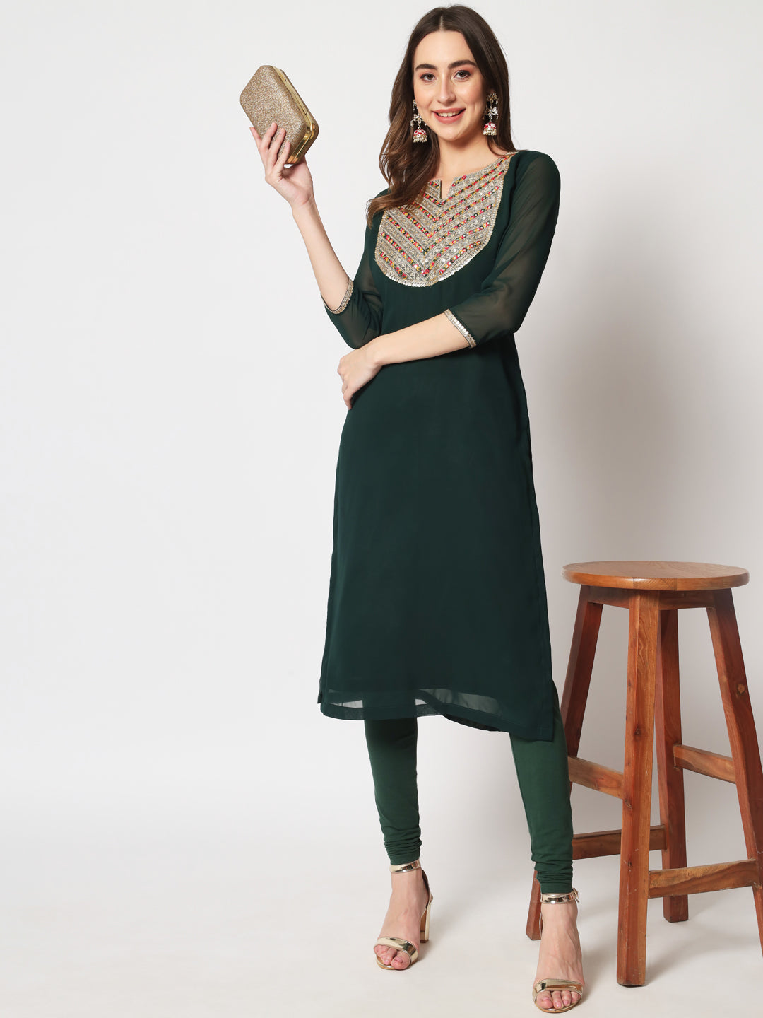 Anarkali Dress Georgette Kurti Plazzo Dupatta Indian Ethnic Suit Pakistani  Outfit Custom Stitched Mint Green Shalwar for Women & Girls - Etsy