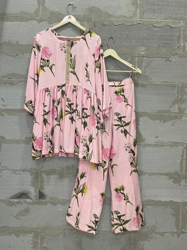 anokherang Combos Gul Pepulm Co-ord Set