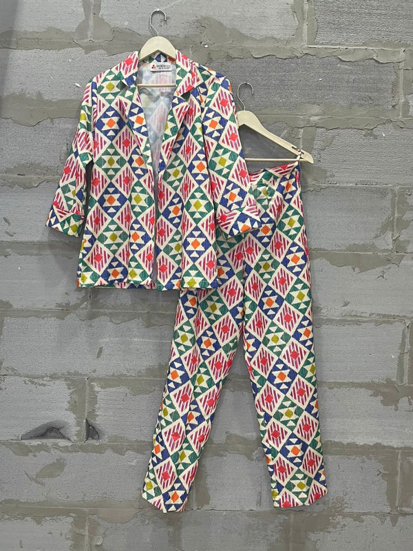anokherang Combos Magic Mosaic Co-ord set