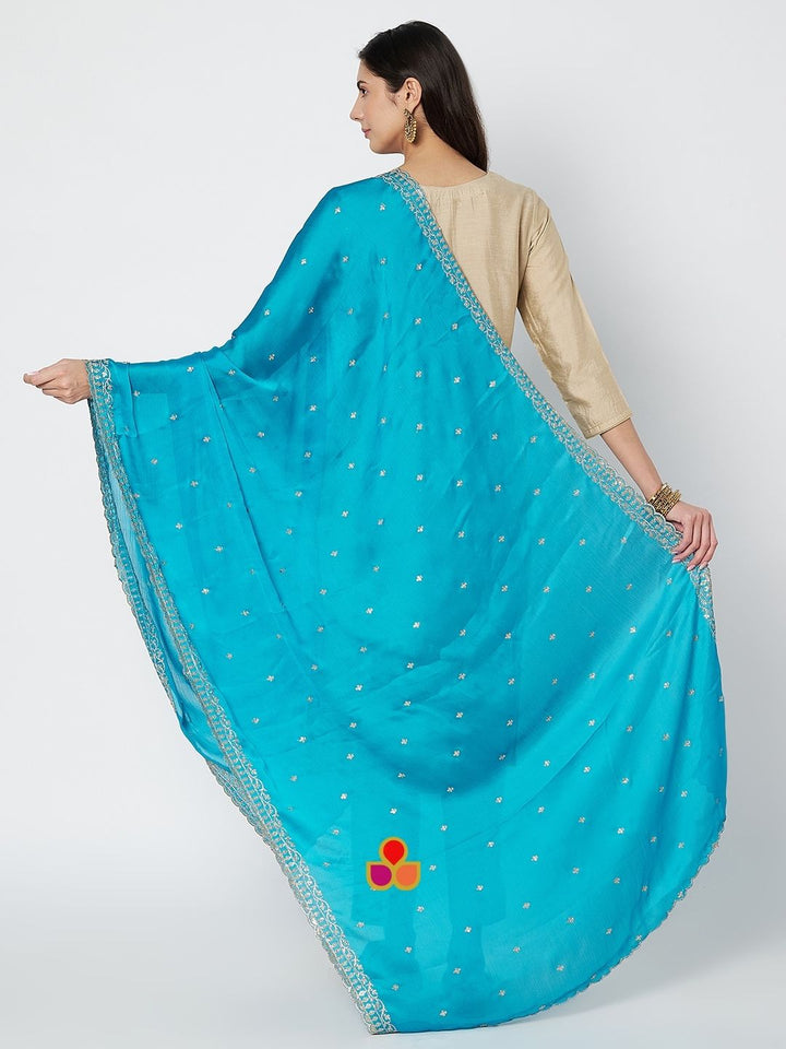anokherang Combos Soft Ivory Silk Straight Kurti with Pants and Chinon Embroidered Dupatta