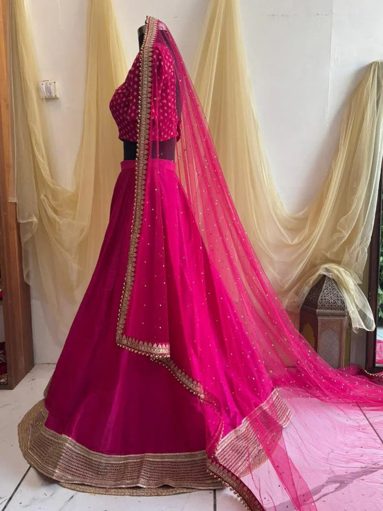 Bridal Pink Veil Net Veil – anokherang