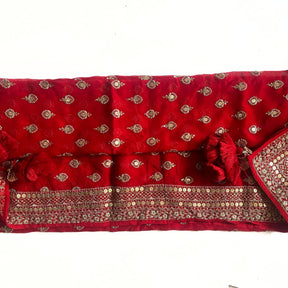 Black Sequin Georgette Dupatta main image 1