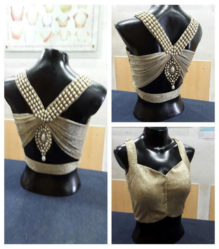 anokherang Blouse Queen's Blouse in Light Gold