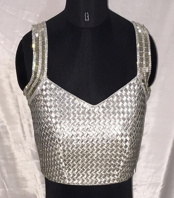 anokherang Blouse Silver Sparkler Blouse
