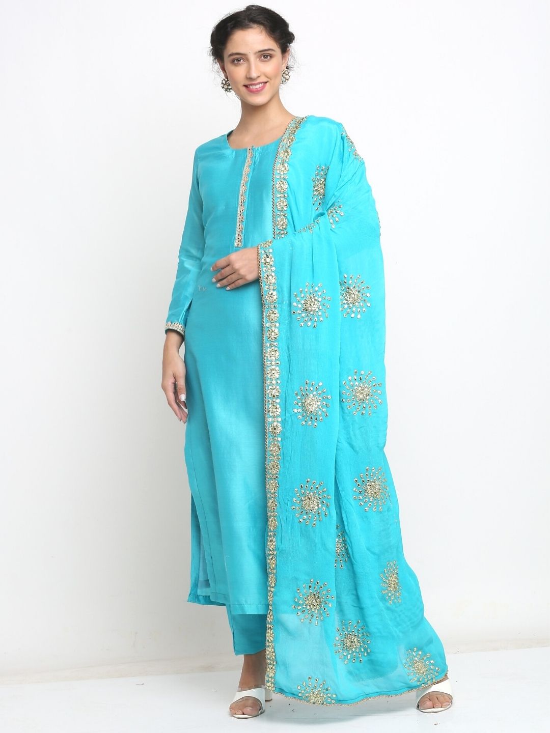 Asmani colour ka 2025 kurta