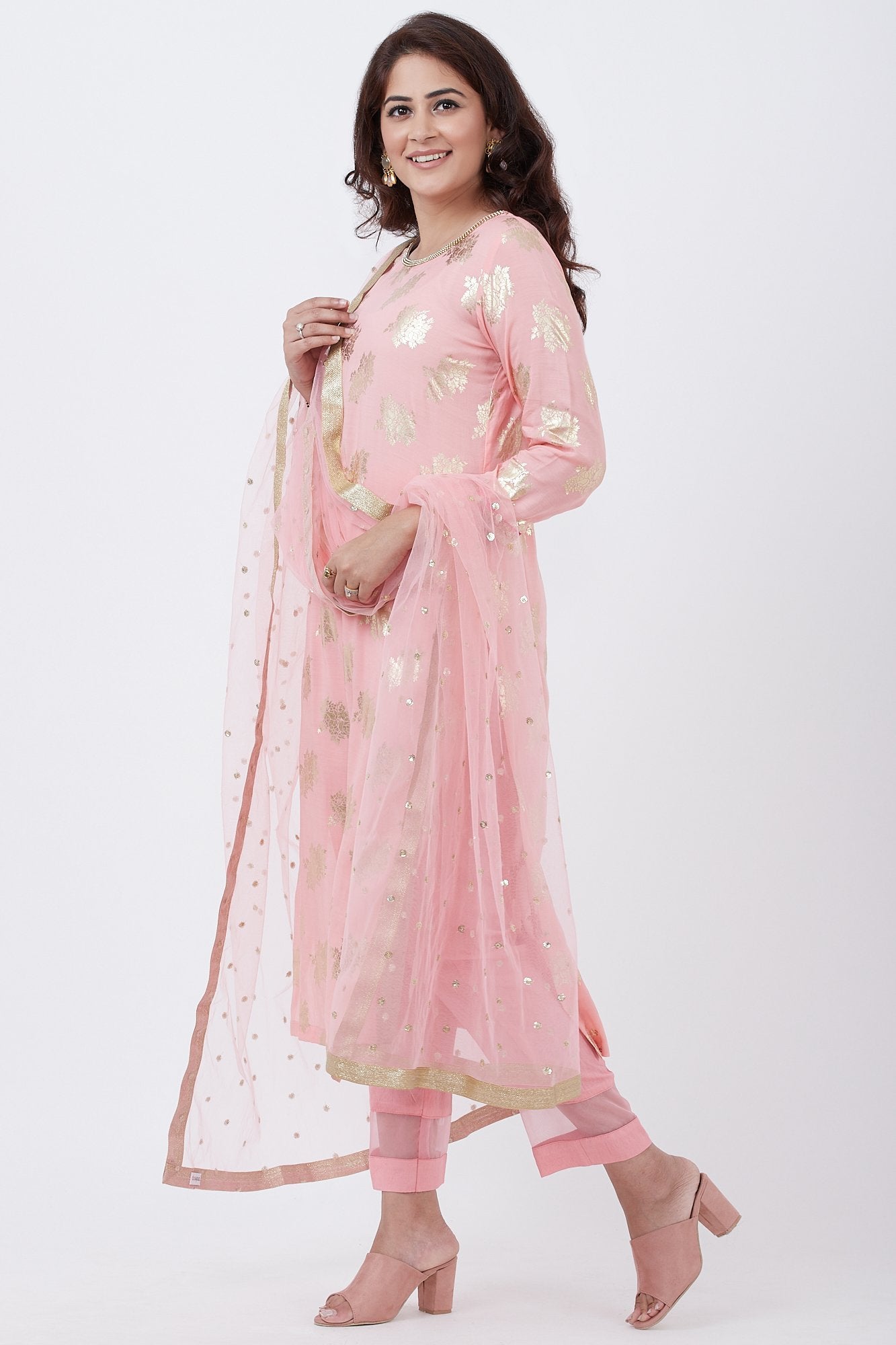White Net Kurtis in net