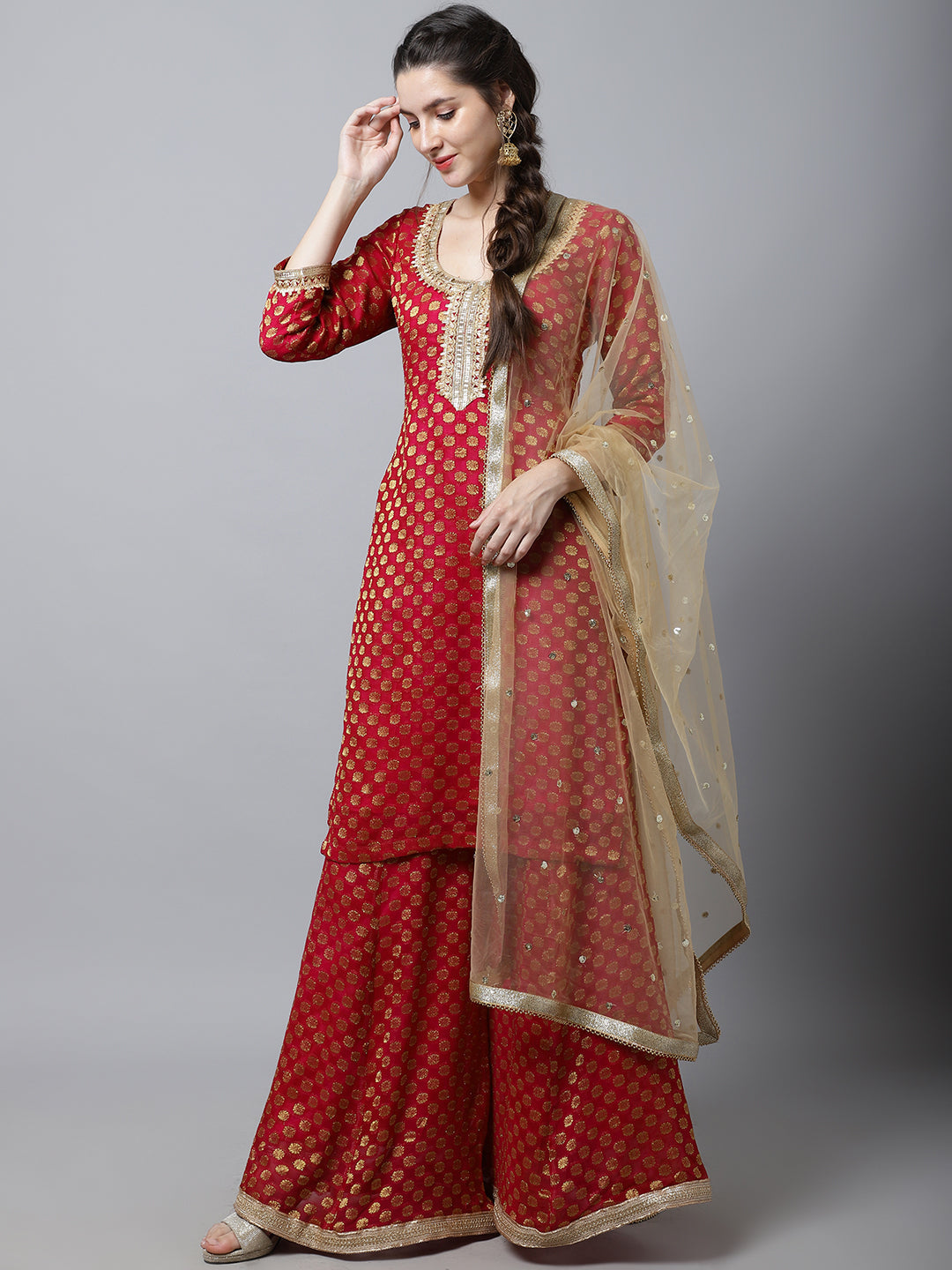 श्री गणेशाय नमः || Present Banarasi Kurti Catalog FABRIC DETAIL TOP -  BANARASI… | Kurti designs party wear, Womens wholesale clothing, Indian  designer outfits
