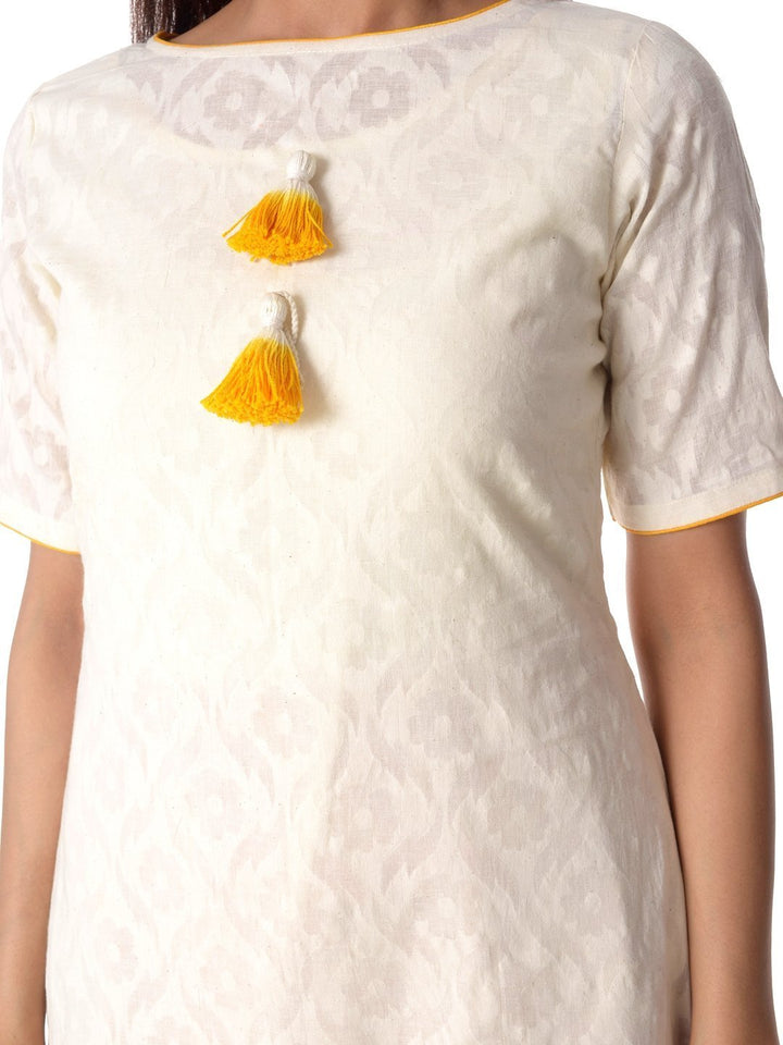 anokherang Combos Self Printed Cotton Kurti with Printed Palazzos