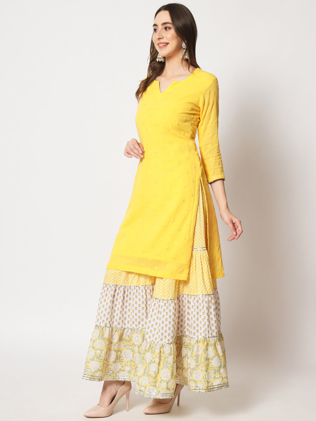 Buy Punjabi Suit for Women Salwar Kameez Kurti Pant Dupatta Plus Size Dress  Indian Formal Wear for Ladies Online in India - Etsy | Saree wearing  styles, Indian formal wear, Short kurti