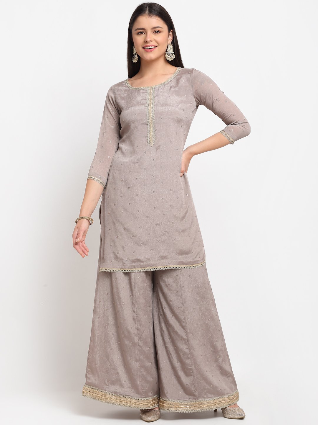 Plazo with deals short kurti