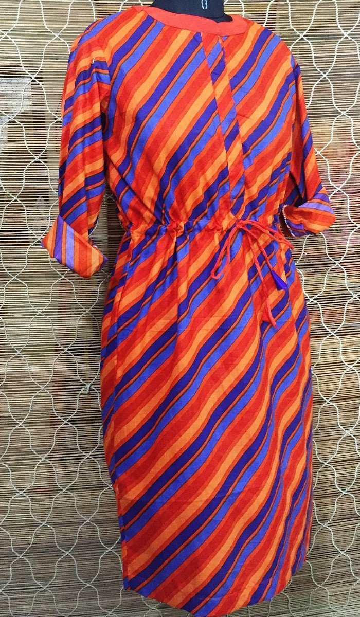 anokherang Dress Striped IndiDress