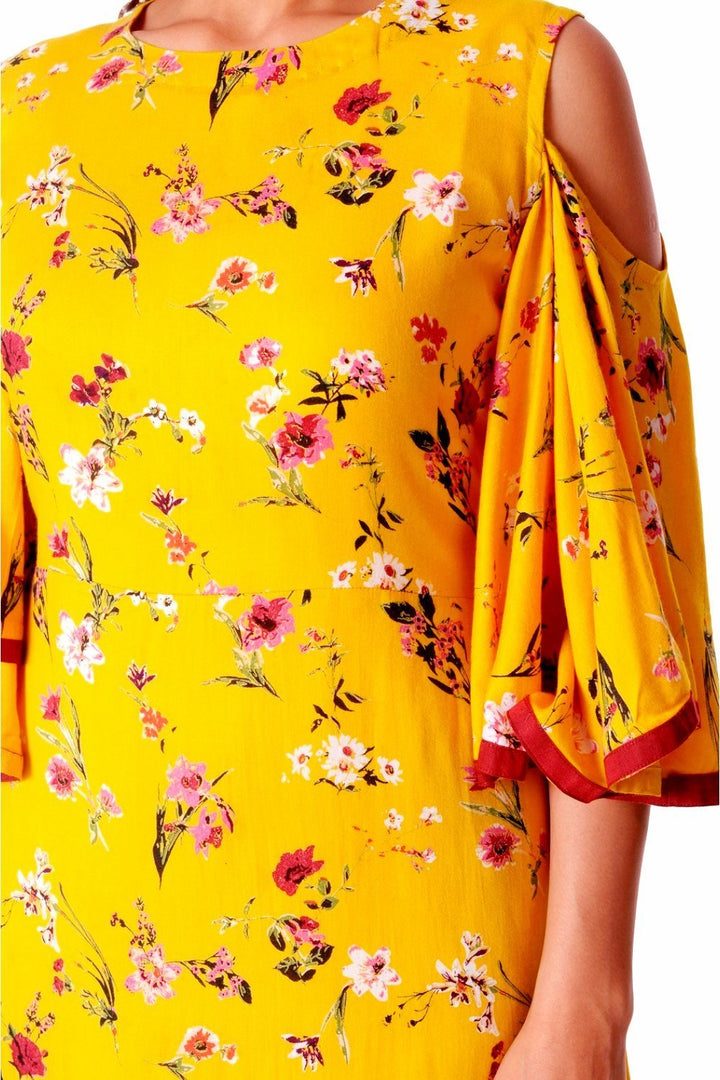 anokherang Dress Sunshine Floral Maxi Length Dress