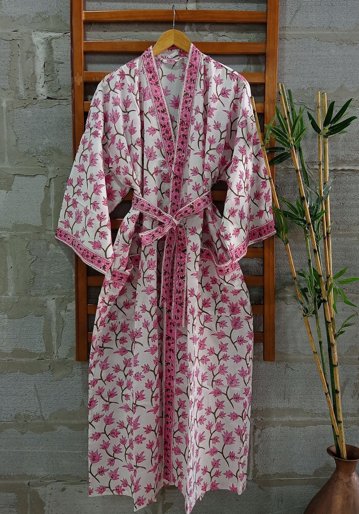 anokherang Dupattas Coastal Floral Printed Robe