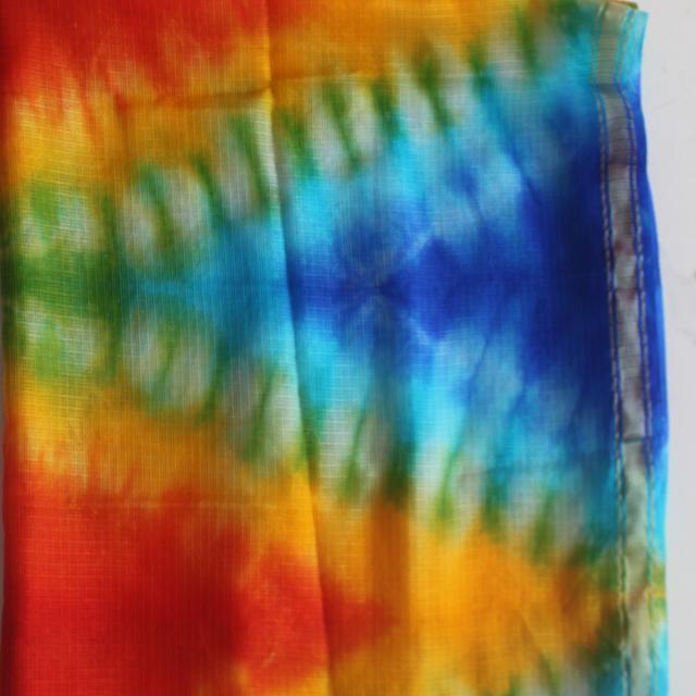 anokherang Dupattas Freedom Blue Tie-Dye Kota Dupatta
