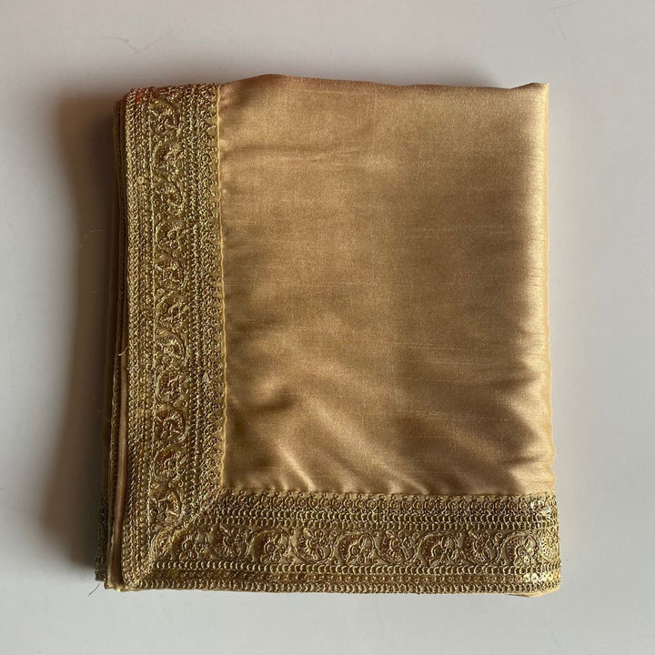 anokherang Dupattas Majestic Golden N Gold Mens Stole