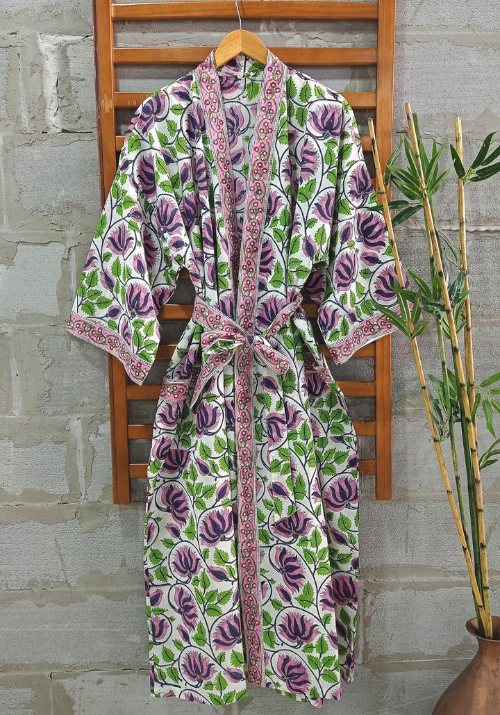 anokherang Dupattas Paradise Floral Printed Robe