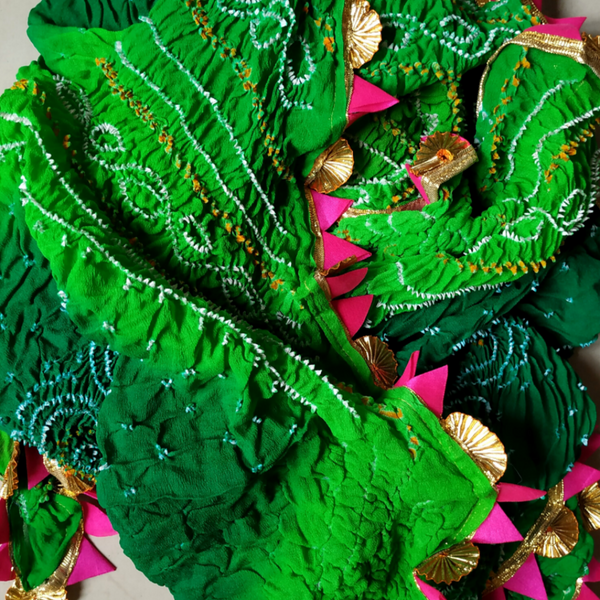 Shades of Green Rai Bandhani Dupatta