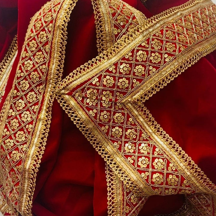 anokherang Dupattas Simplicity For Winning Red Men Stole
