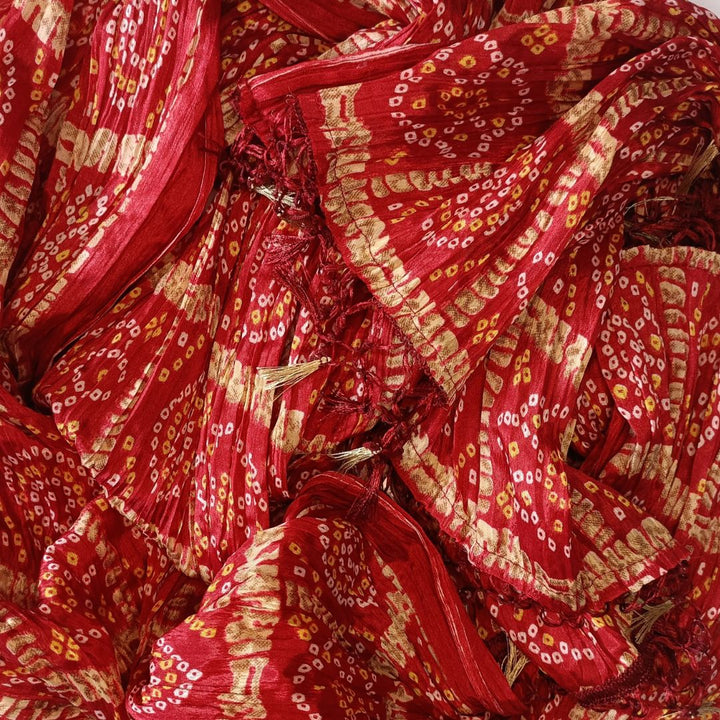 anokherang Dupattas Traditional Maroon Bandhej Mens Stole