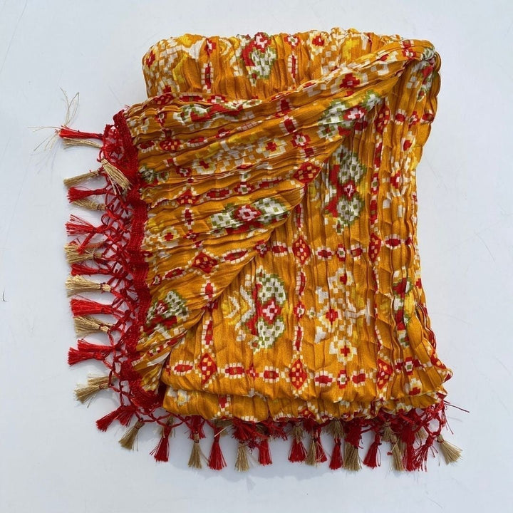 anokherang Dupattas Traditional Yellow Mellow Mens Stole