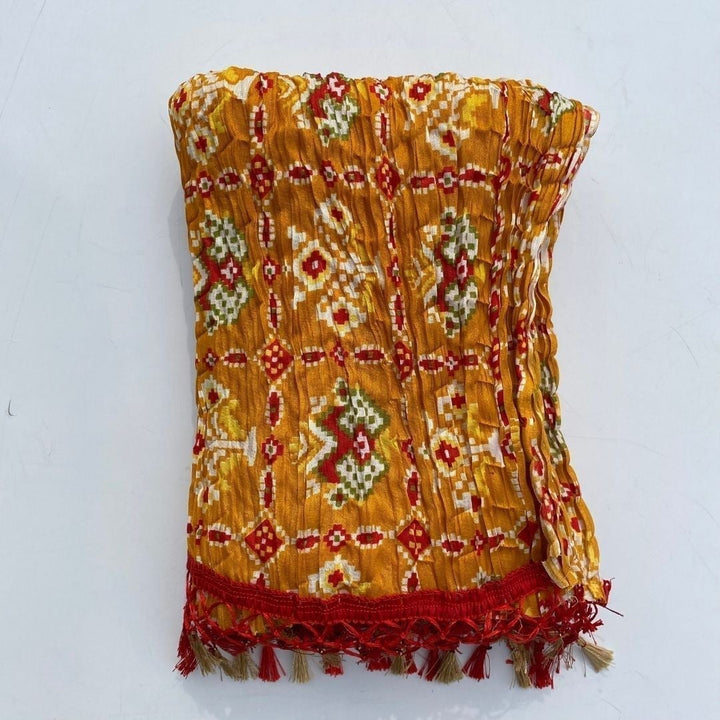 anokherang Dupattas Traditional Yellow Mellow Mens Stole