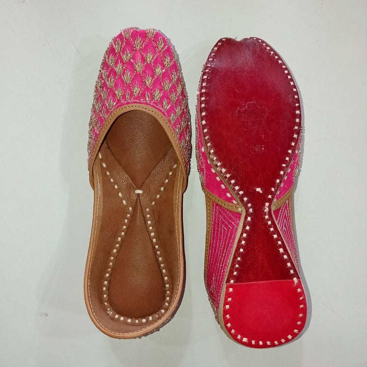 anokherang Juttis Bridal Gulabi Queen Jutti