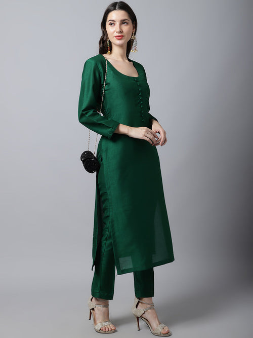 Sizzling Green Couple Matching Dress – anokherang