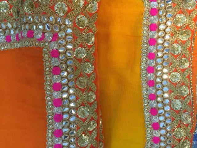anokherang Sarees Orange Sensation Saree