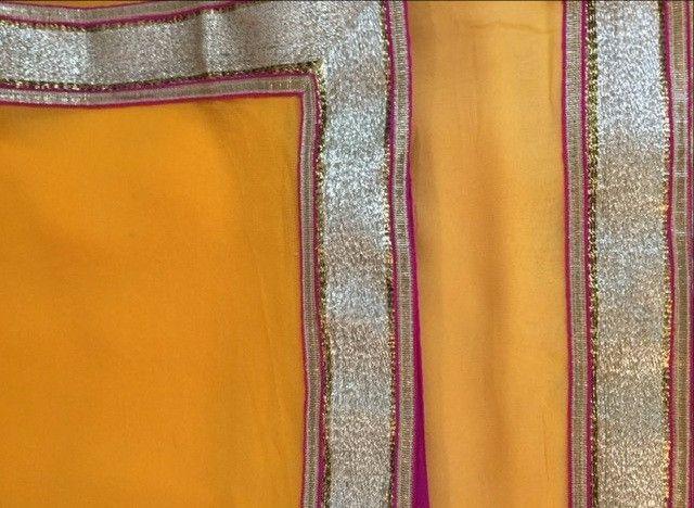 anokherang Sarees The Orange Saree