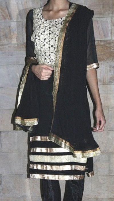 anokherang Suits Pink Champagne Anarkali Suit