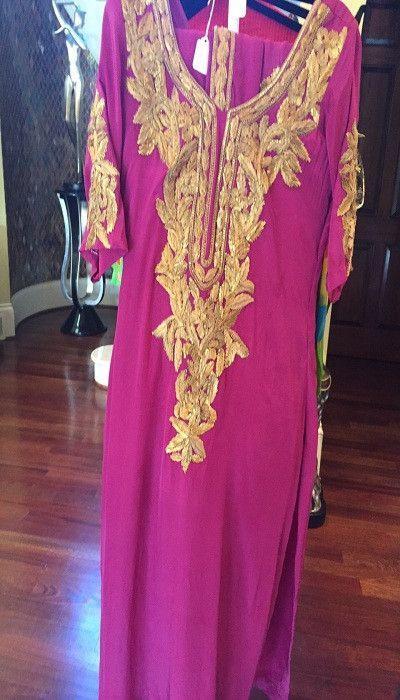 anokherang Suits Purple crepe suit with gota patti work